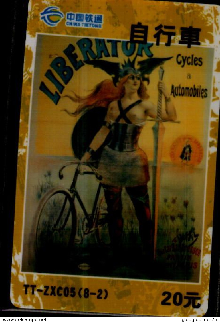 TELECARTE....PUB  ANCIENNE  CYCLE - Advertising