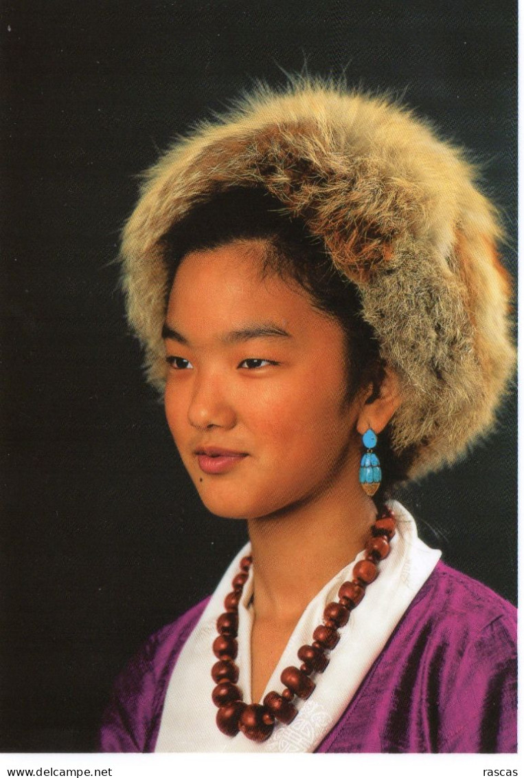 CPM - L - TIBET - DETCHEN DAKPA - JEUNE FILLE TIBETAINE - Tibet