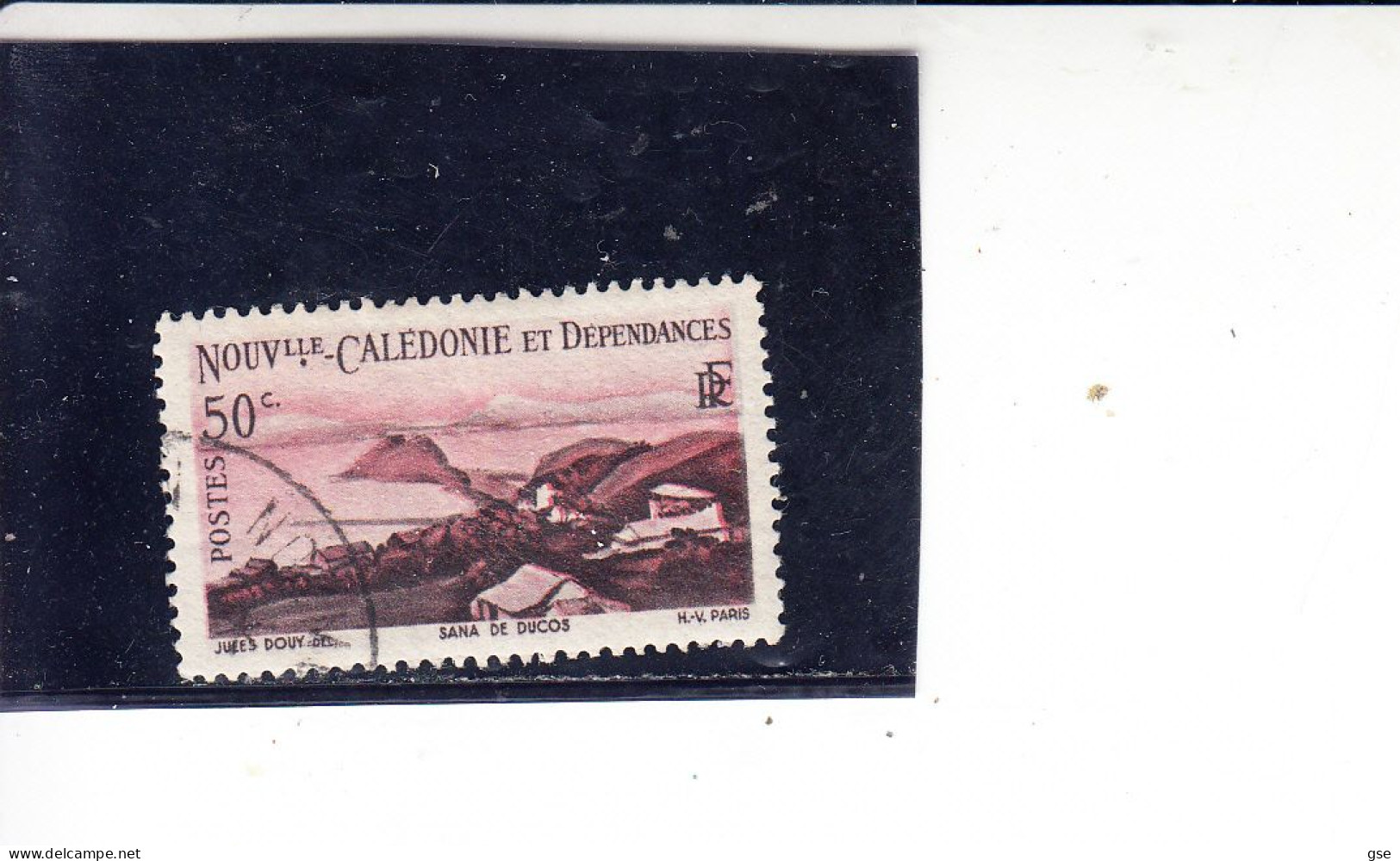 NUOVA CALEDONIA  1948 - Yvert  262°  - Veduta - Usati