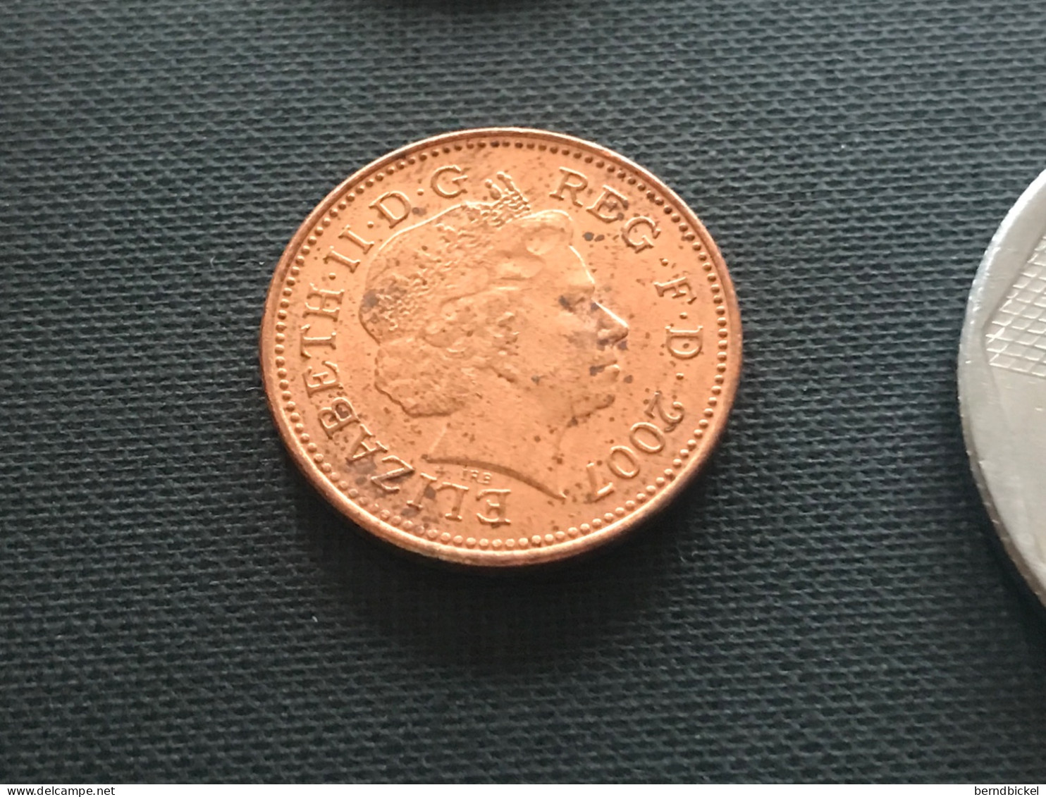 Münze Münzen Umlaufmünze Großbritannien 1 Penny 2007 - 1 Penny & 1 New Penny
