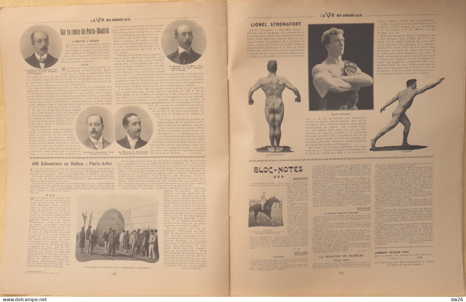 Journal: La Vie Au Grand Air, 2 Mai 1903 (N° 242) Le Roi Edouard VII, Sportsman - Lutte, Boxe, Cyclisme, Voile - Other & Unclassified