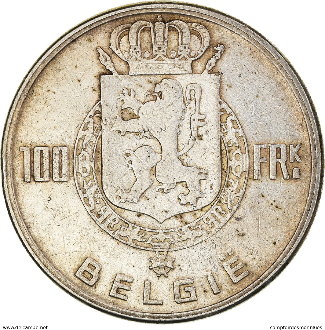 Monnaie, Belgique, Régence Prince Charles, 100 Francs, 100 Frank, 1949, TTB - 100 Franc