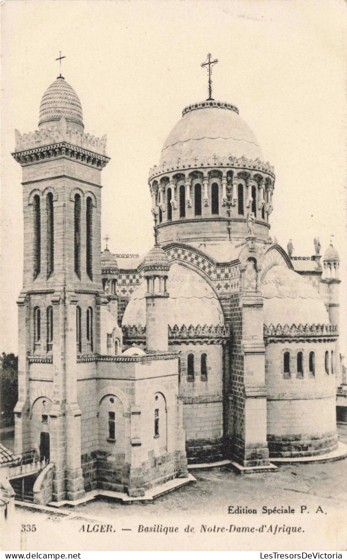 ALGERIE - Alger - Basilique De Notre Dame D'Afrique - Carte Postale Ancienne - Algeri