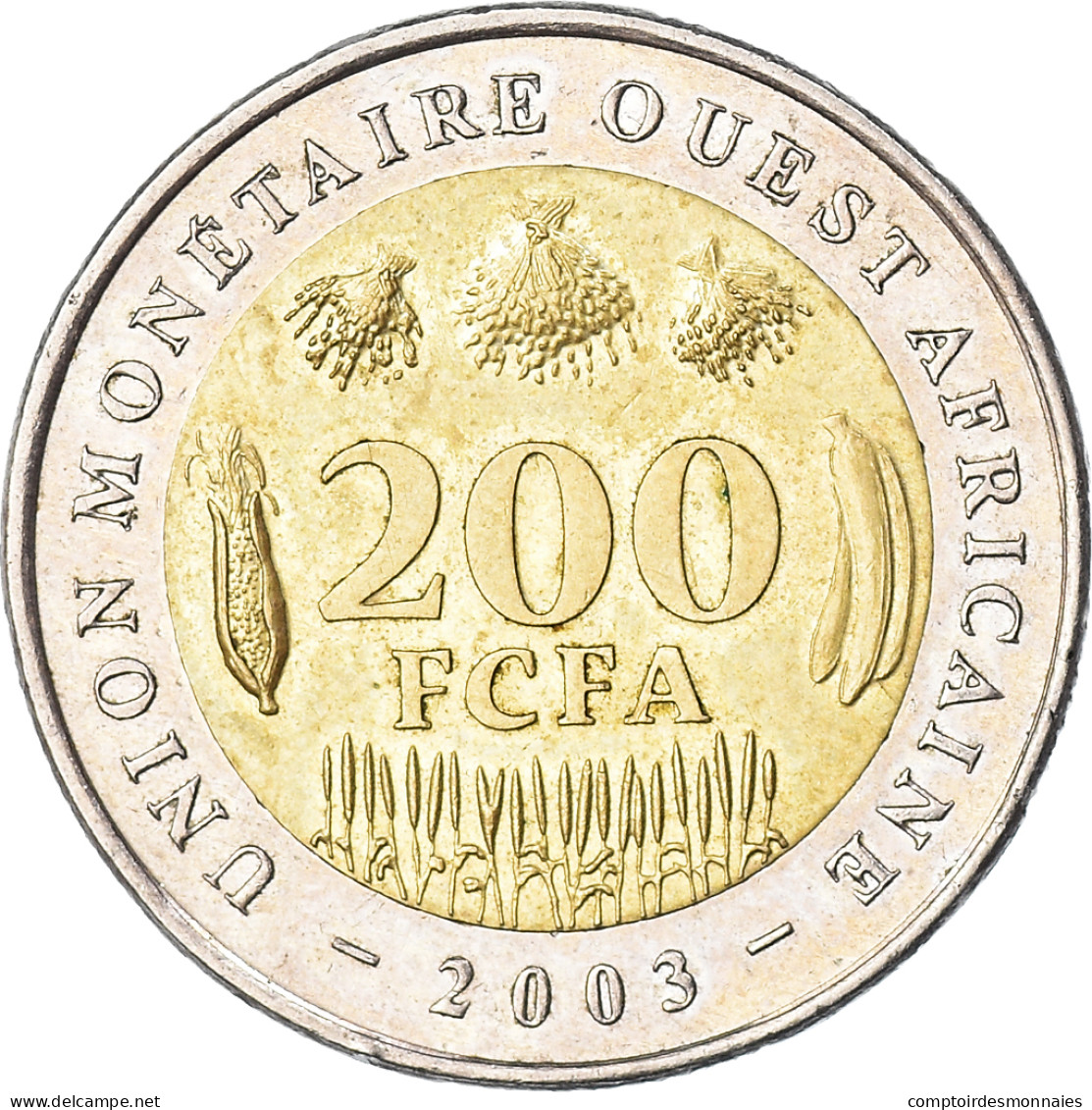 Monnaie, Communauté économique Des États De L'Afrique De L'Ouest, 200 Francs - Elfenbeinküste