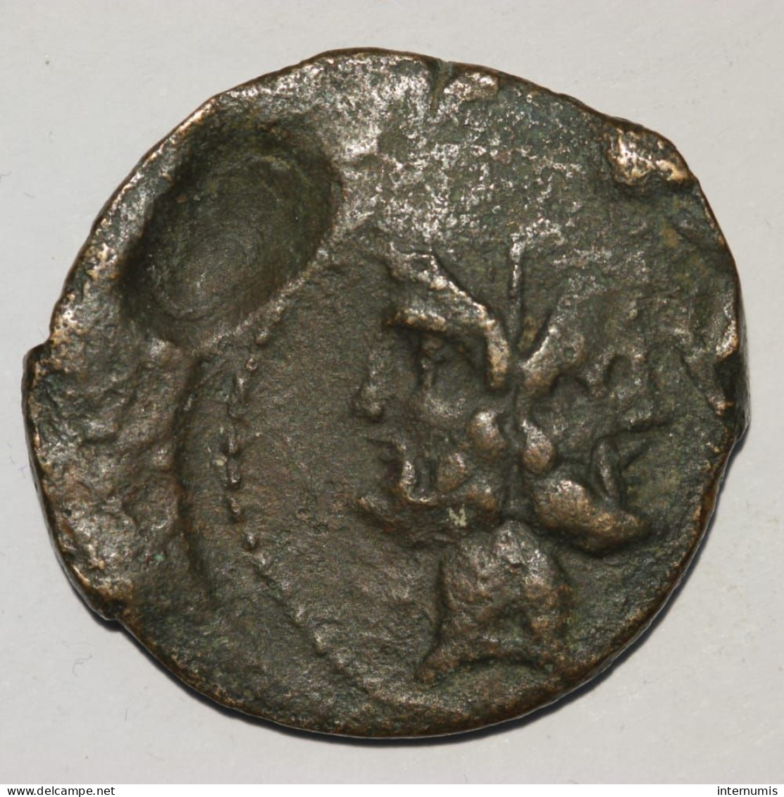 Fautée / Error Strike : Rome, CALPURNIUS (L. CALPURNIUS PISO), "As" - L. PISO / FVRGI, (c.89 BC), Bronze, TB+ (VF) - Röm. Republik (-280 / -27)