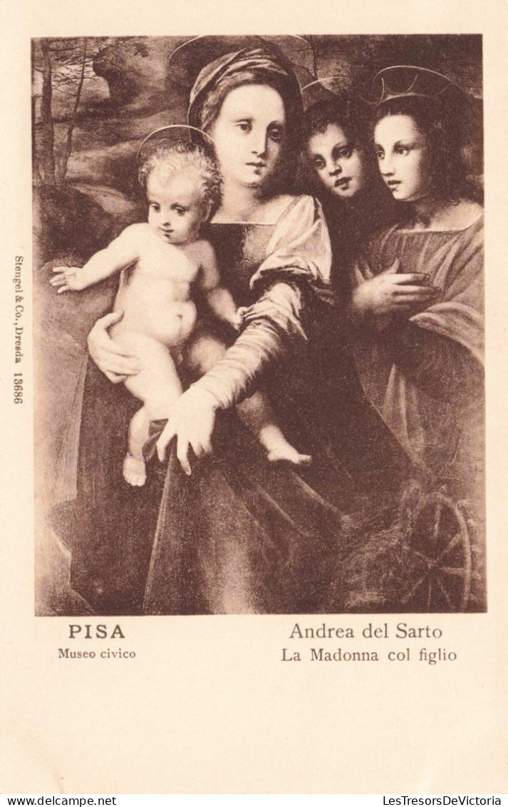 ITALIE - Pisa - Museo Civico - La Madonna Col Figlio - Carte Postale Ancienne - Pisa