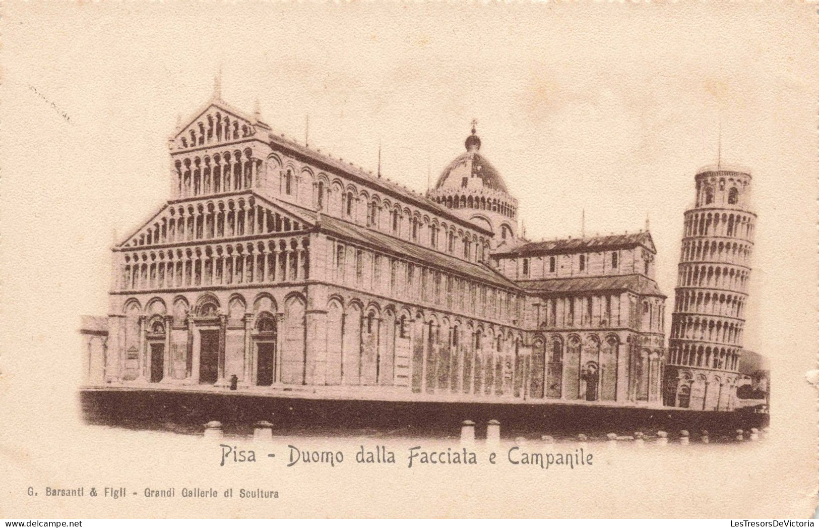 ITALIE - Pisa -  Duomo Dalla Facciata E Campanile - Carte Postale Ancienne - Pisa