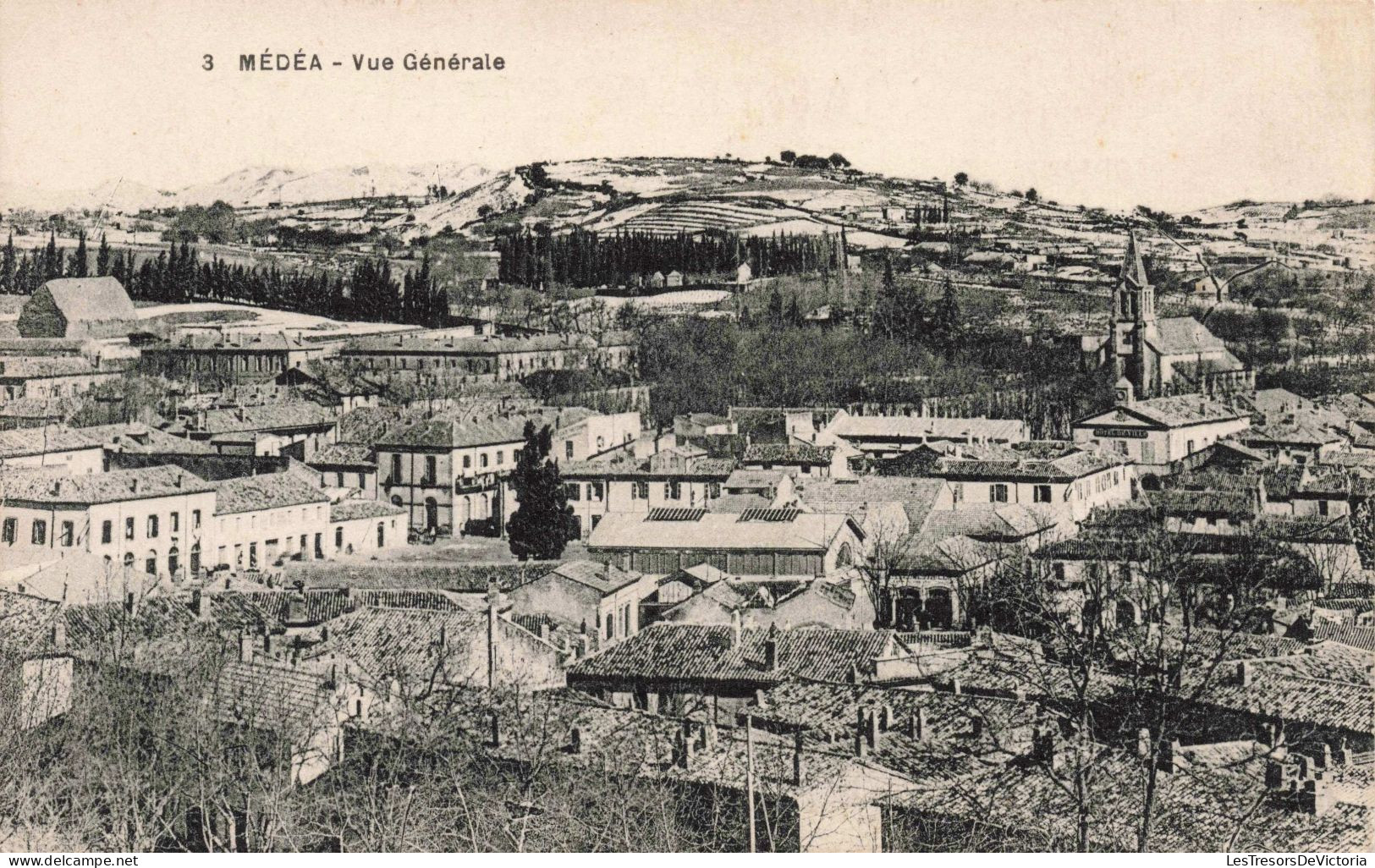 ALGERIE - Médéa - Vue Générale - Carte Postale Ancienne - Médéa