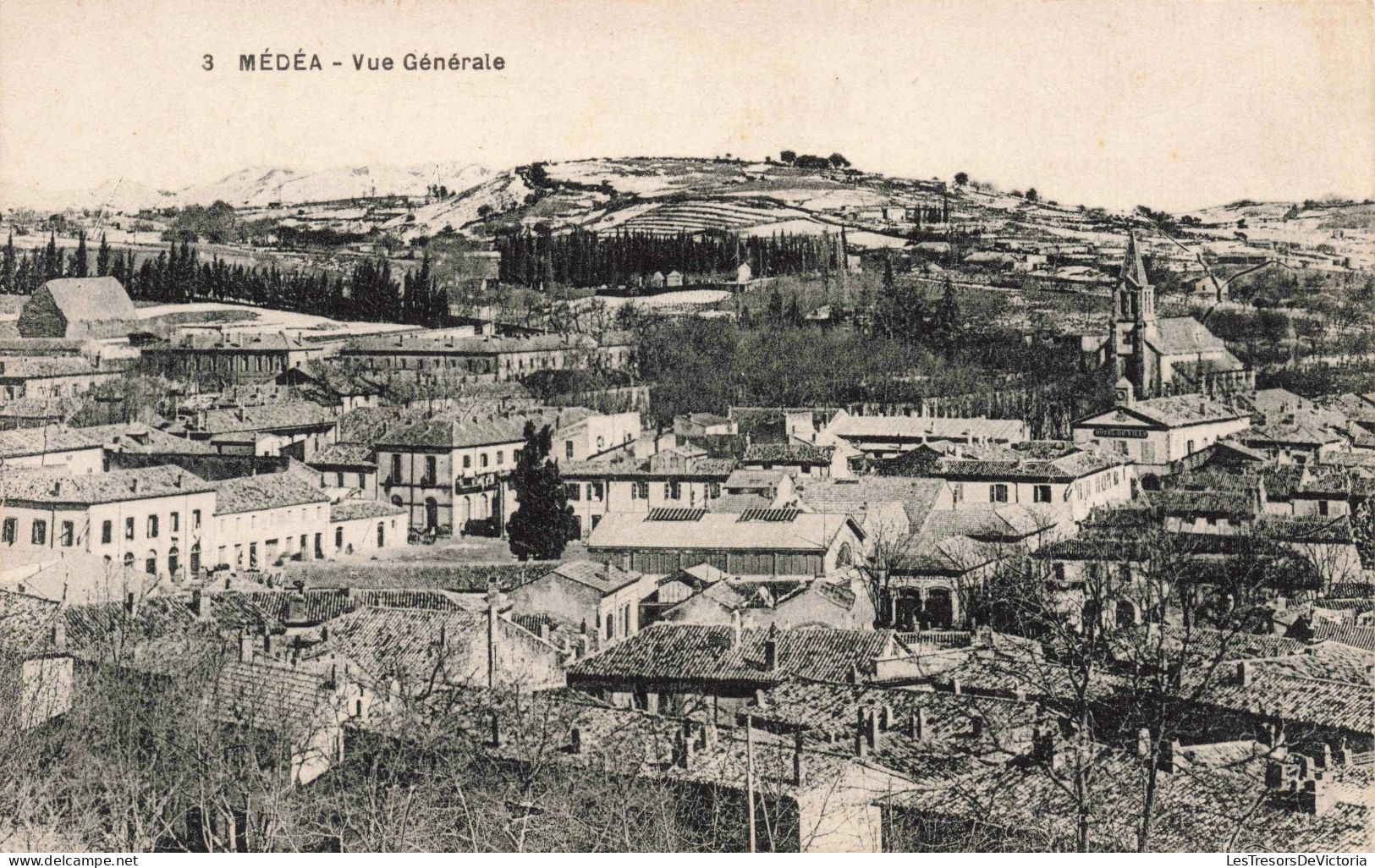 ALGERIE - Médéa - Vue Générale - Carte Postale Ancienne - Medea