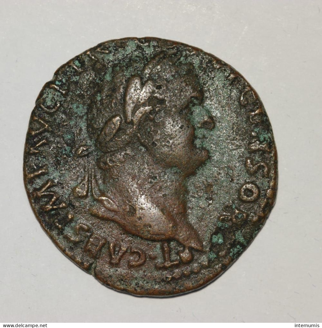 RARE : Rome, TITUS, "As" - FIDES  PVBLICA  SC, (77-78), Lyon, Bronze, TTB (EF), C.88, RIC.783 - The Flavians (69 AD Tot 96 AD)