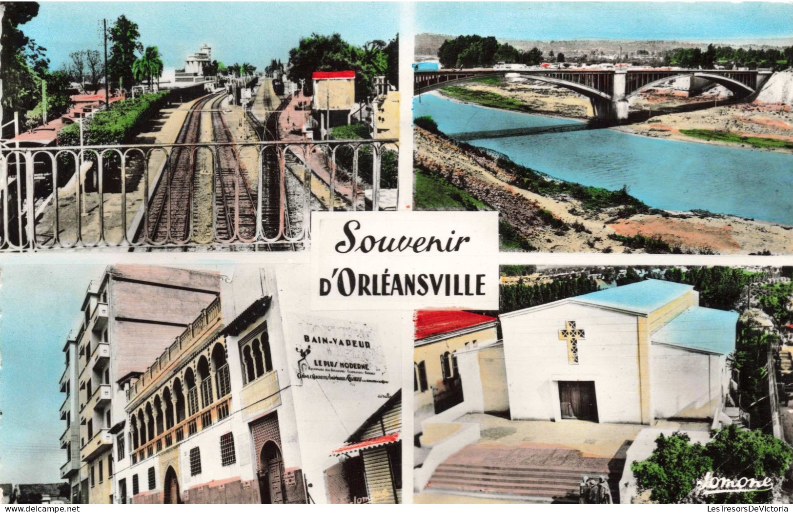 ALGERIE - Alger - Orléansville - Multivues - Colorisé - Carte Postale Ancienne - Alger