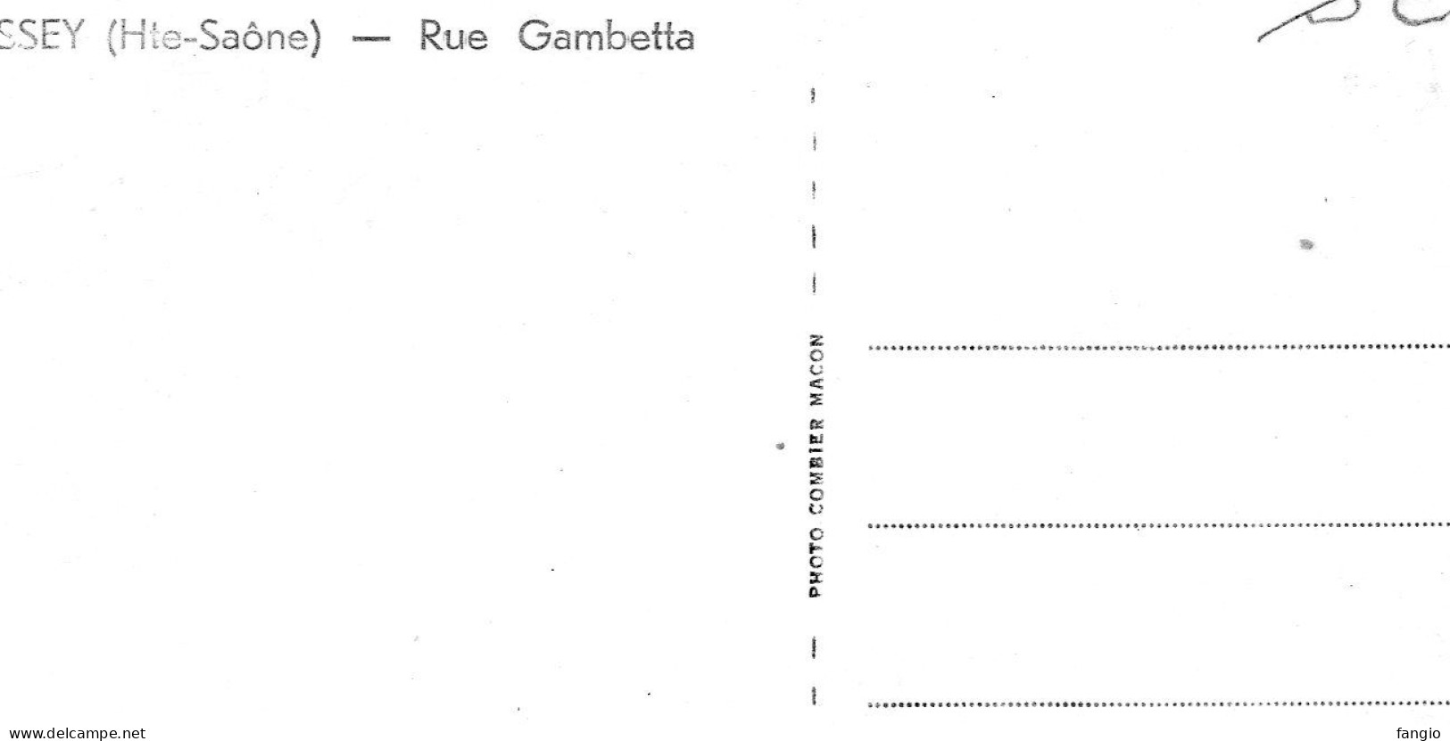 70.JUSSEY - " Rue Gambetta " ; Edit:Photo COMBIER Macon - - Jussey