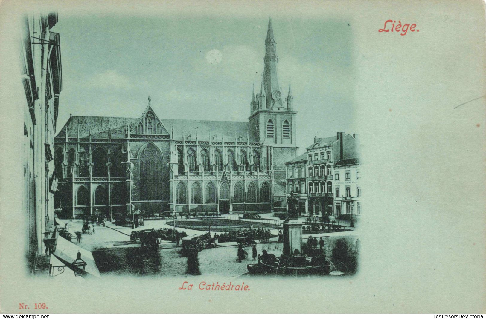BELGIQUE - Liège - La Cathédrale - Carte Postale Ancienne - Liege