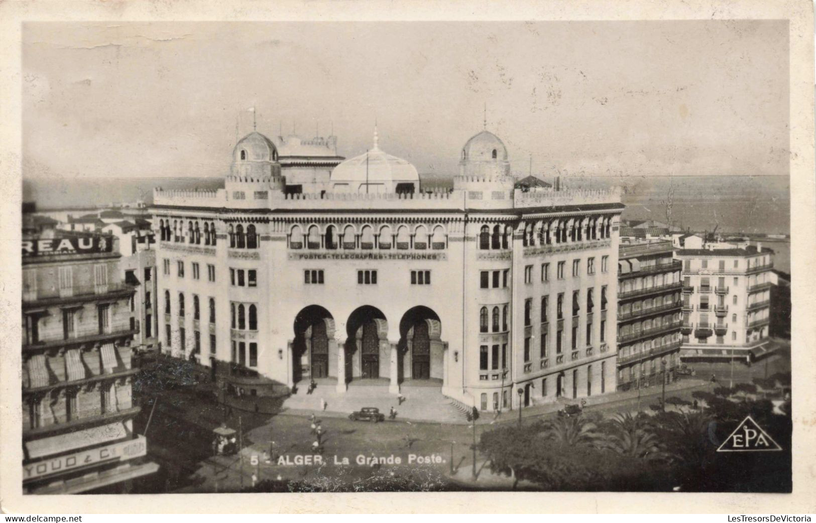 ALGERIE - Alger - La Grande Poste - Carte Postale Ancienne - Algeri