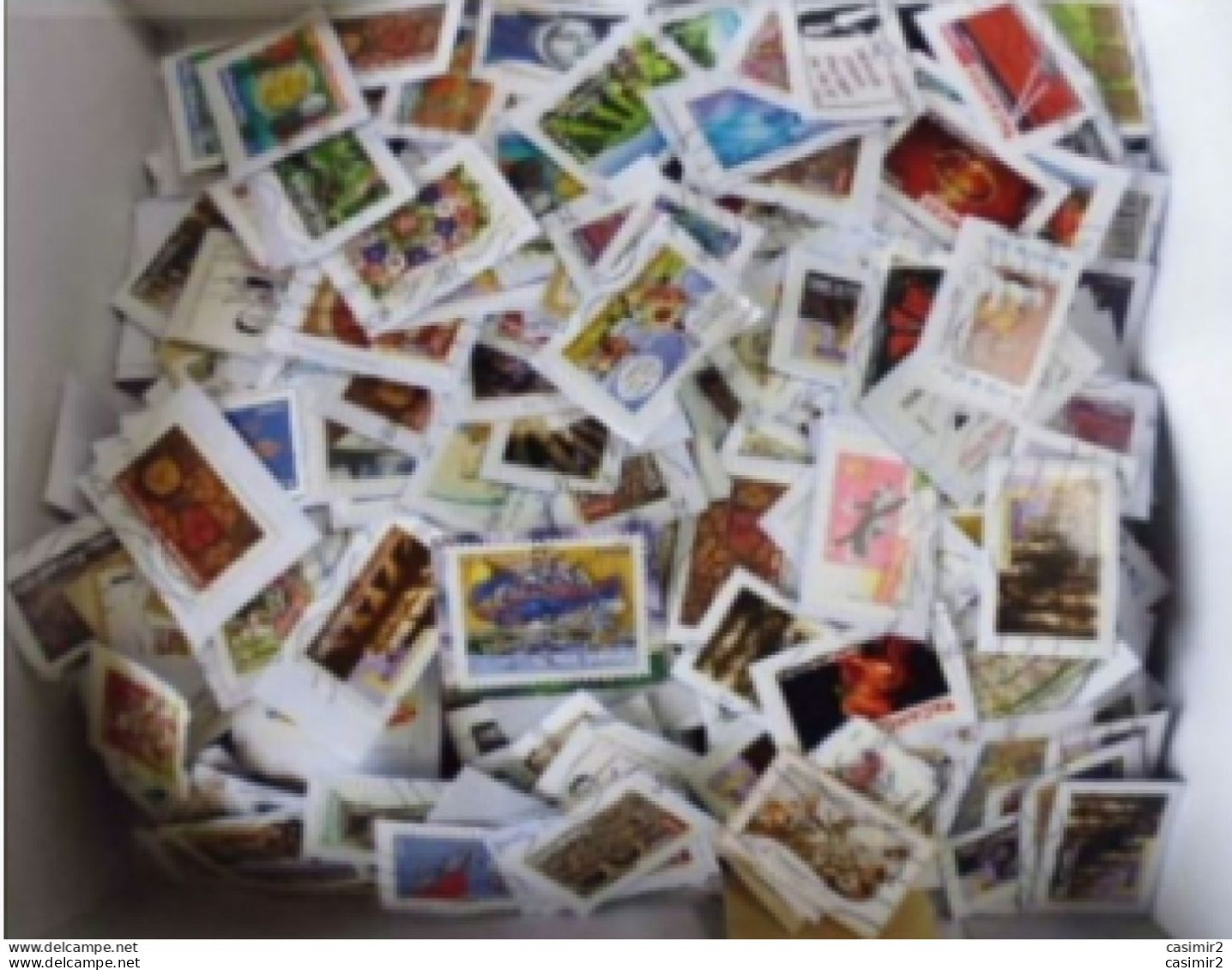 3000 TIMBRES FRANCE SUR SUPPORT AVEC DOUBLONS - Lots & Kiloware (mixtures) - Min. 1000 Stamps