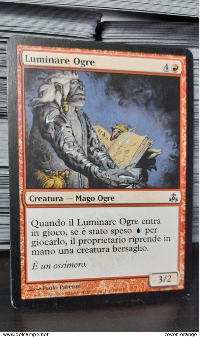 MTG MAGIC THE GATHERING PATTO DELLE GILDE LUMINARE OGRE - Cartes Rouges