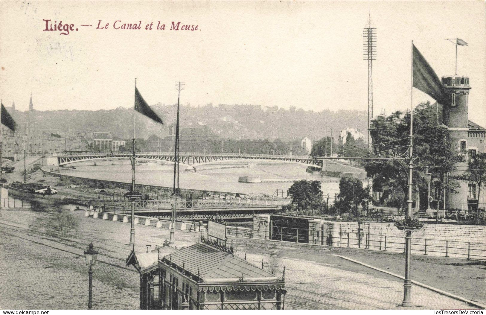 BELGIQUE -  Liège - Le Canal Et La Meuse - Carte Postale Ancienne - Liege