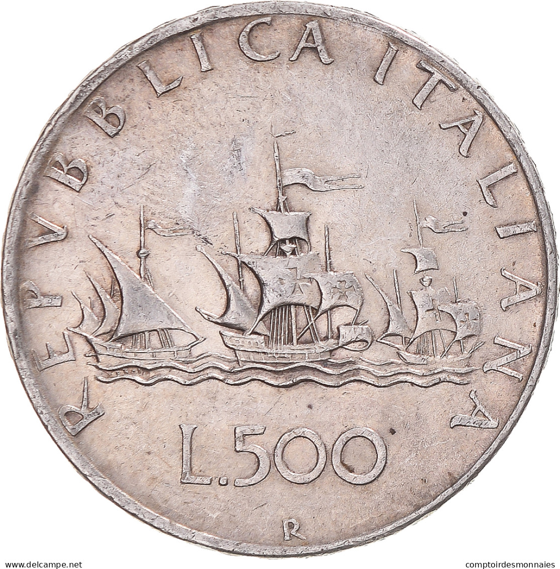 Monnaie, Italie, 500 Lire, 1958, Rome, TTB, Argent, KM:98 - 500 Lire