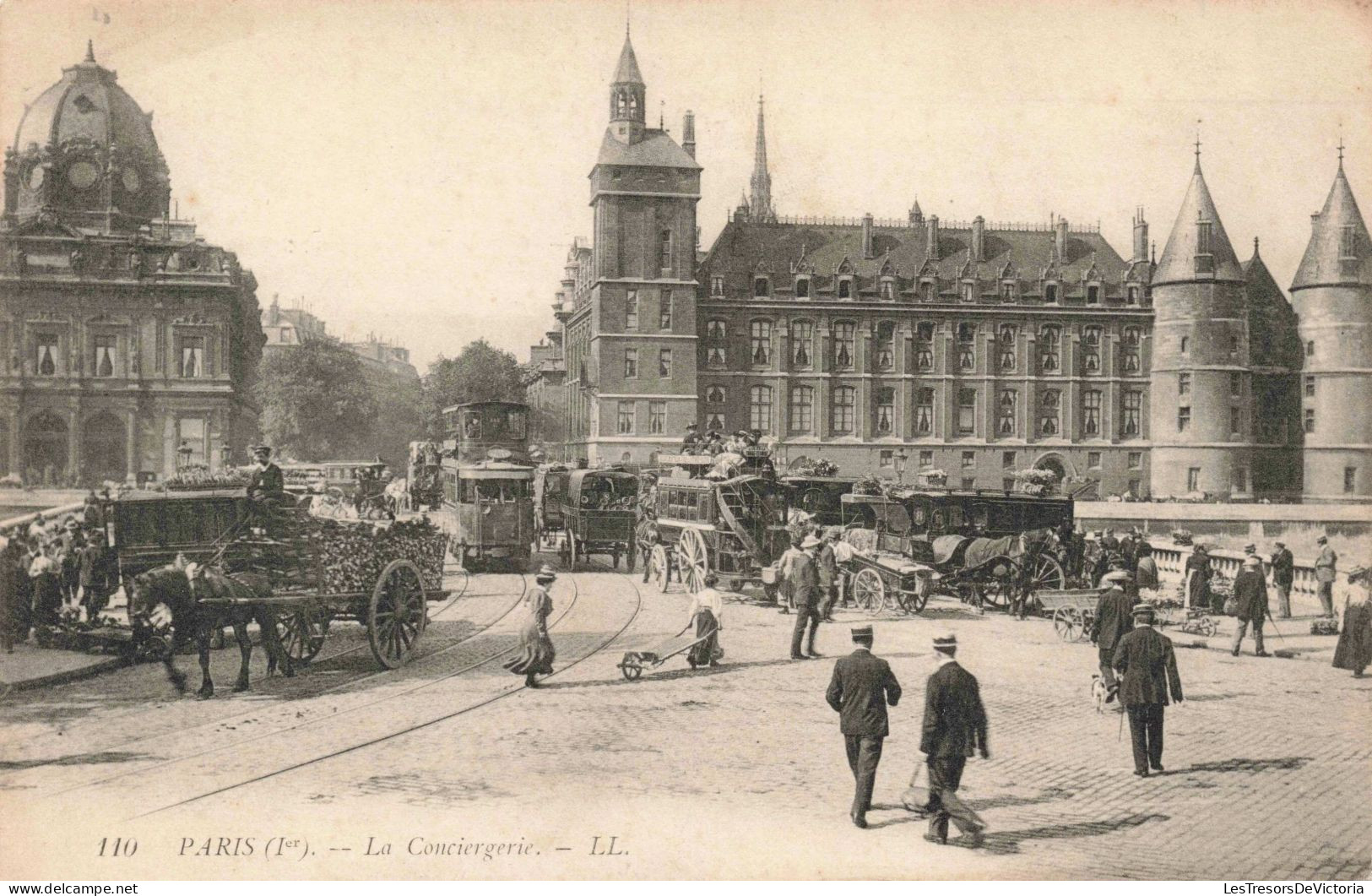 FRANCE - Paris (1er) - La Conciergerie - LL - Animé - Carte Postale Ancienne - Plazas