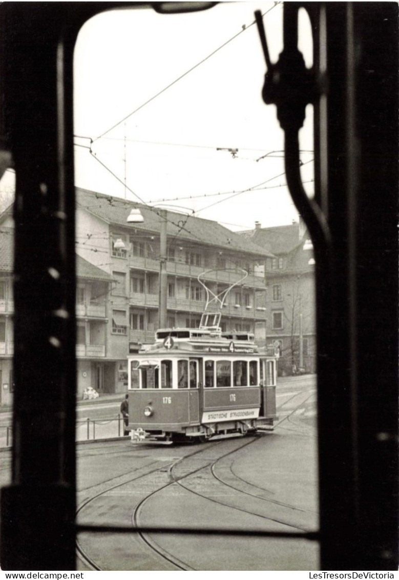 TRANSPORT - Tramway - Blick Aus Dem StStz Ce 2/2 Auf Ce 2/2 176 - Carte Postale Ancienne - Treinen