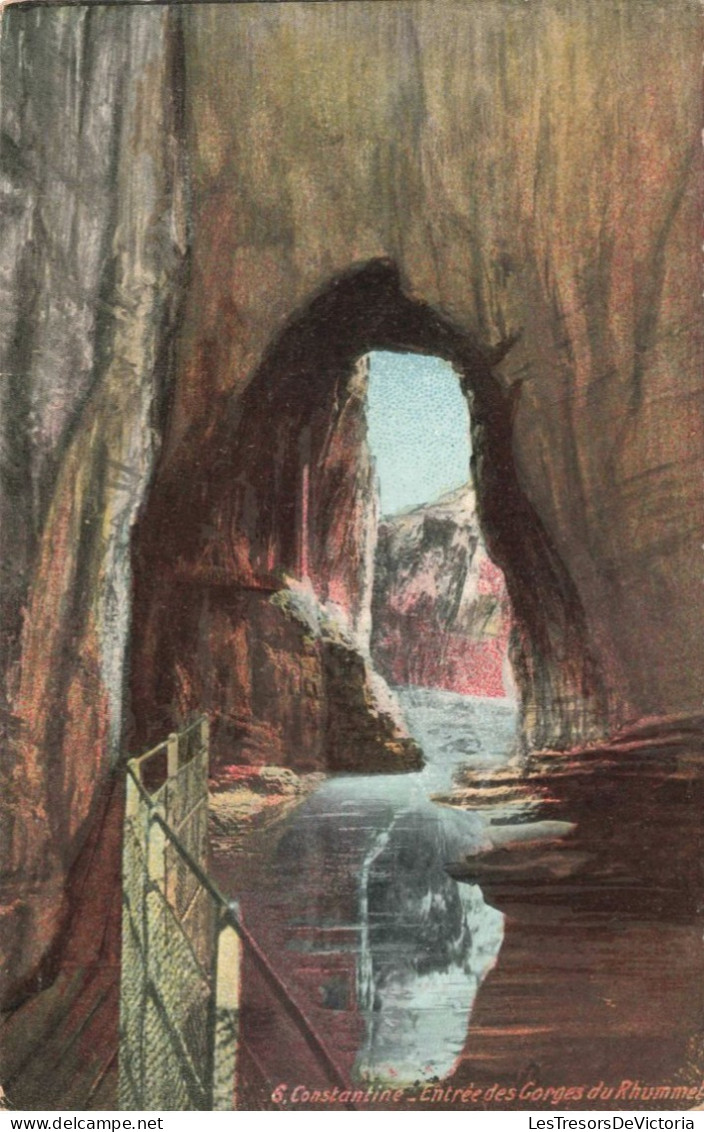 ALGERIE - Constantine - Entrée Des Gorges Du Rhummel - Colorisé - Carte Postale Ancienne - Konstantinopel