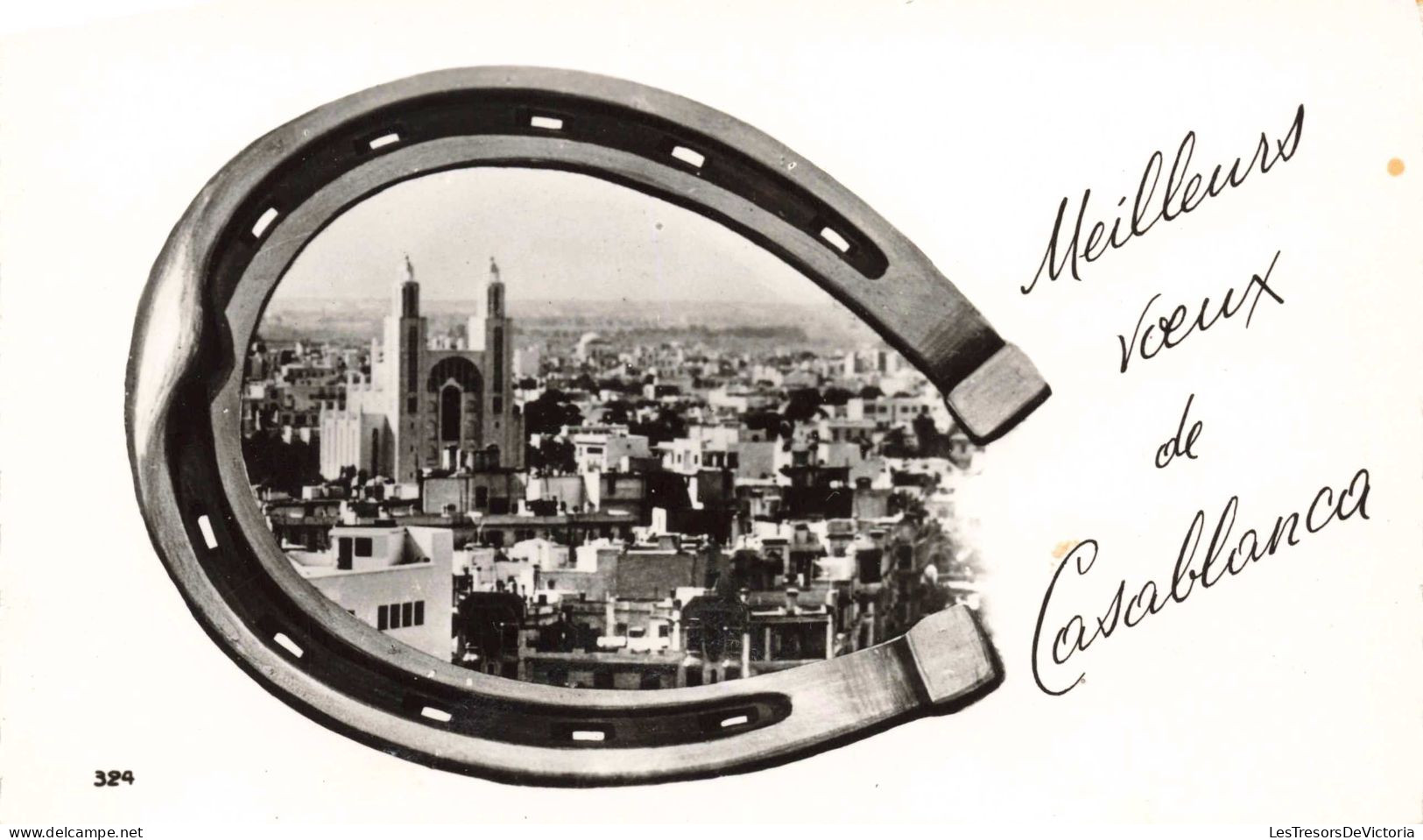 MAROC - Casablanca - Meilleurs Vœux De Casablanca - Carte Postale Ancienne - Marrakech