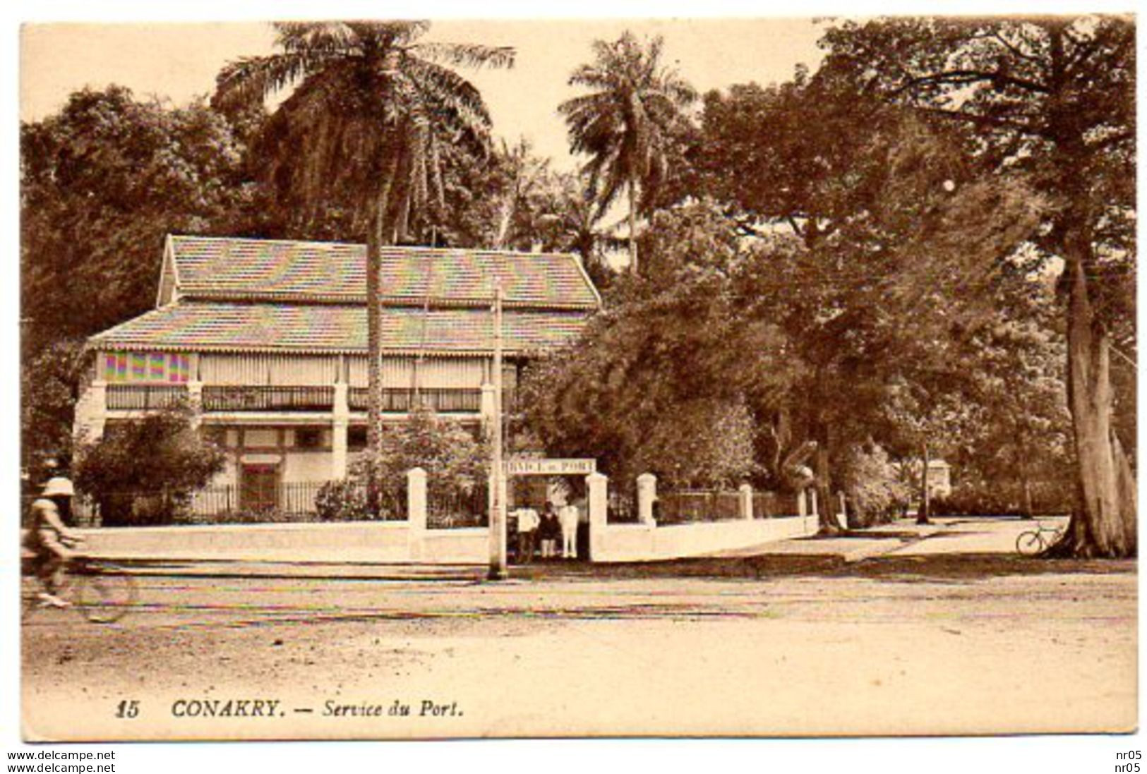 A.O.F GUINEE FRANCAISE ( Afrique ) -   CONAKRY Service Du Port - Guinée Française