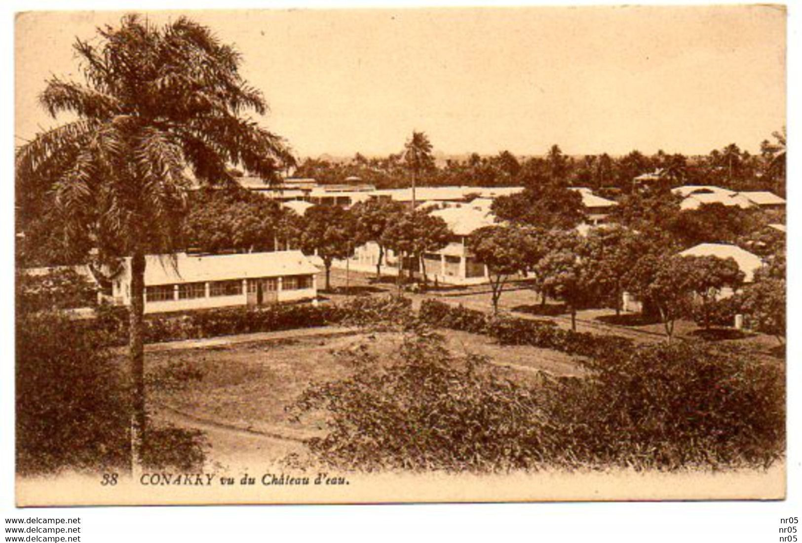 A.O.F GUINEE FRANCAISE ( Afrique ) -   CONAKRY Vu Du Chateau D'Eau - Guinée Française