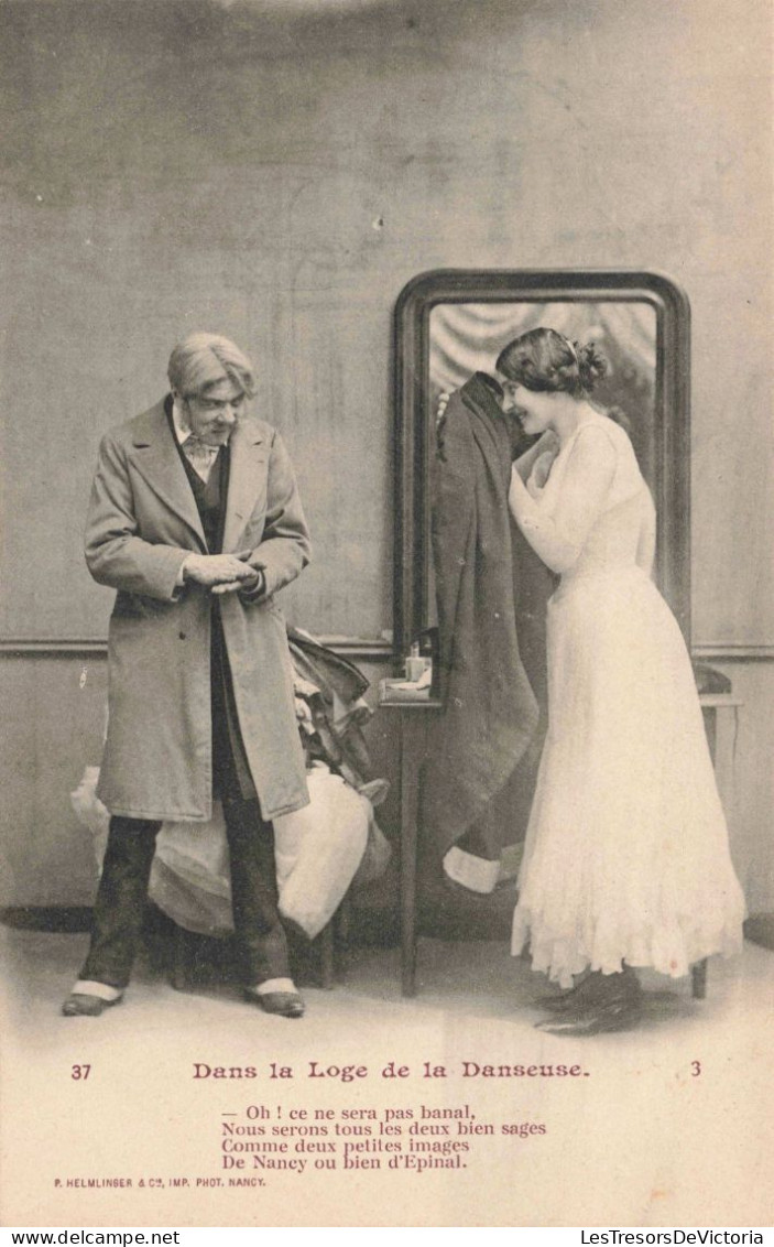 HUMOUR - Dans La Loge De La Danseuse - Oh Ce Ne Sera Pas Banal - Carte Postale Ancienne - Humor