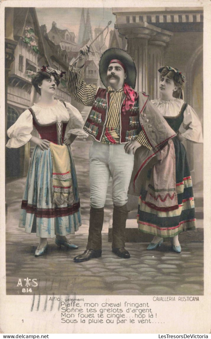 SPECTACLE - Théâtre  - Alfio - Piaffe Mon Cheval Fringuant - Colorisé - Carte Postale Ancienne - Teatro