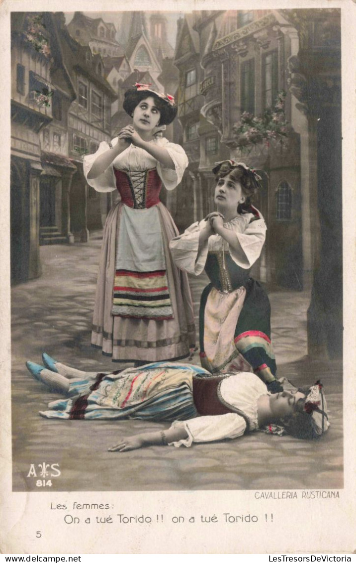 SPECTACLE - Théâtre - Femmes - On A Tué Torido - Colorisé - Carte Postale Ancienne - Théâtre