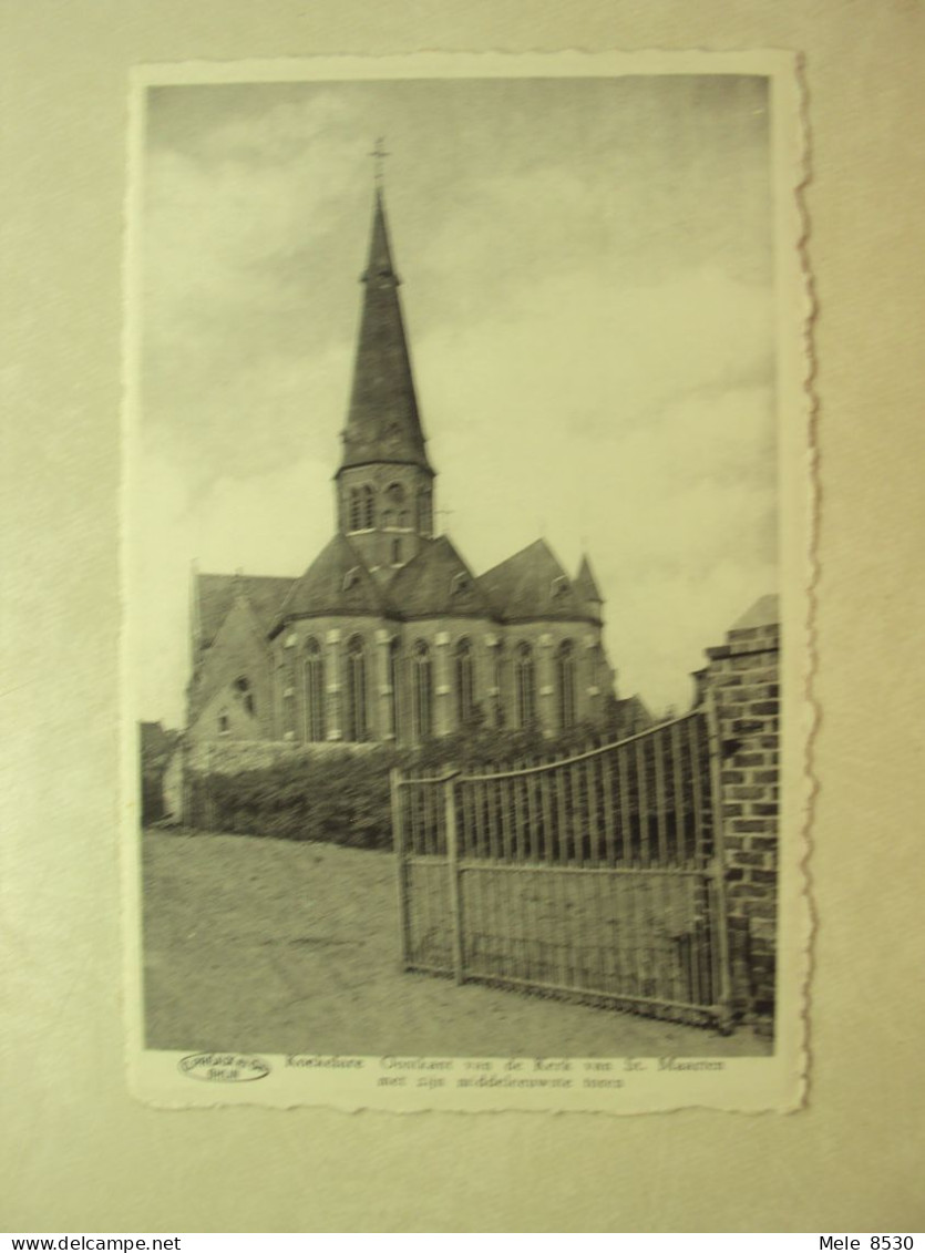 57086 - KOEKELARE - 00STKANT VAN DE KERK VAN ST-MAARTEN MET ZIJN MIDDELEEUWSE TOREN - ZIE 2 FOTO'S - Koekelare