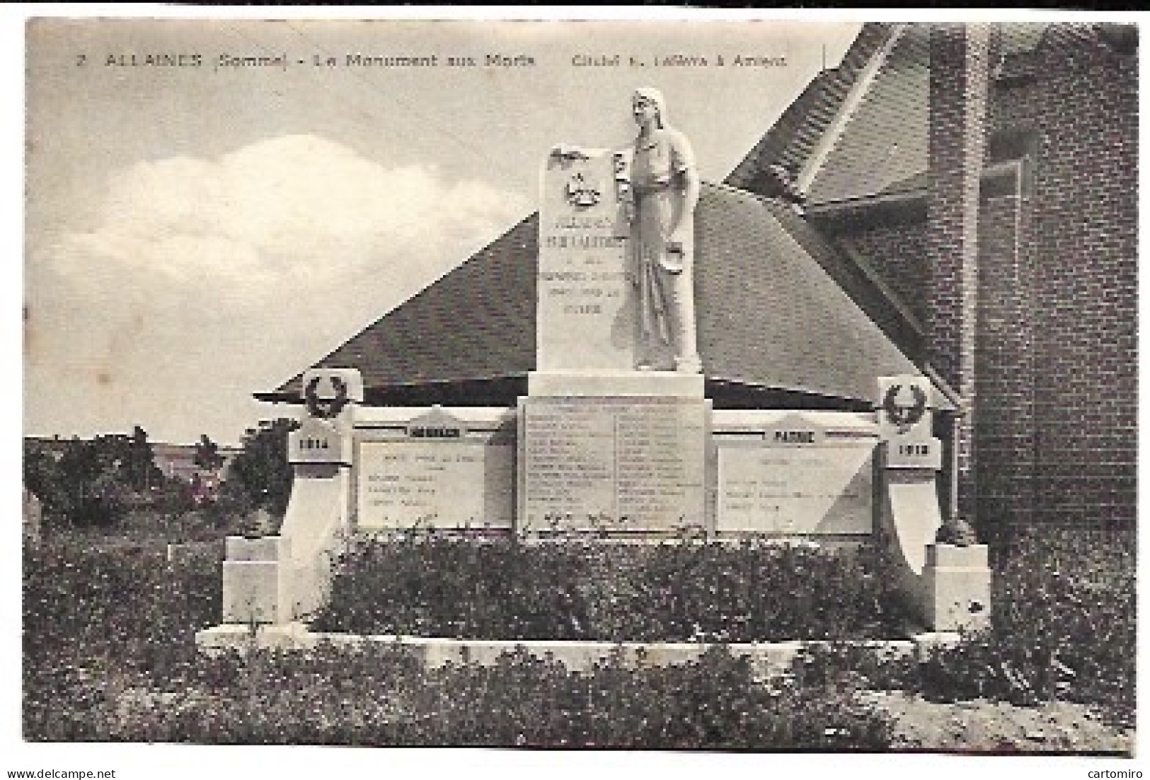 80 Allaines - Le Monument Aux Morts - Allaines