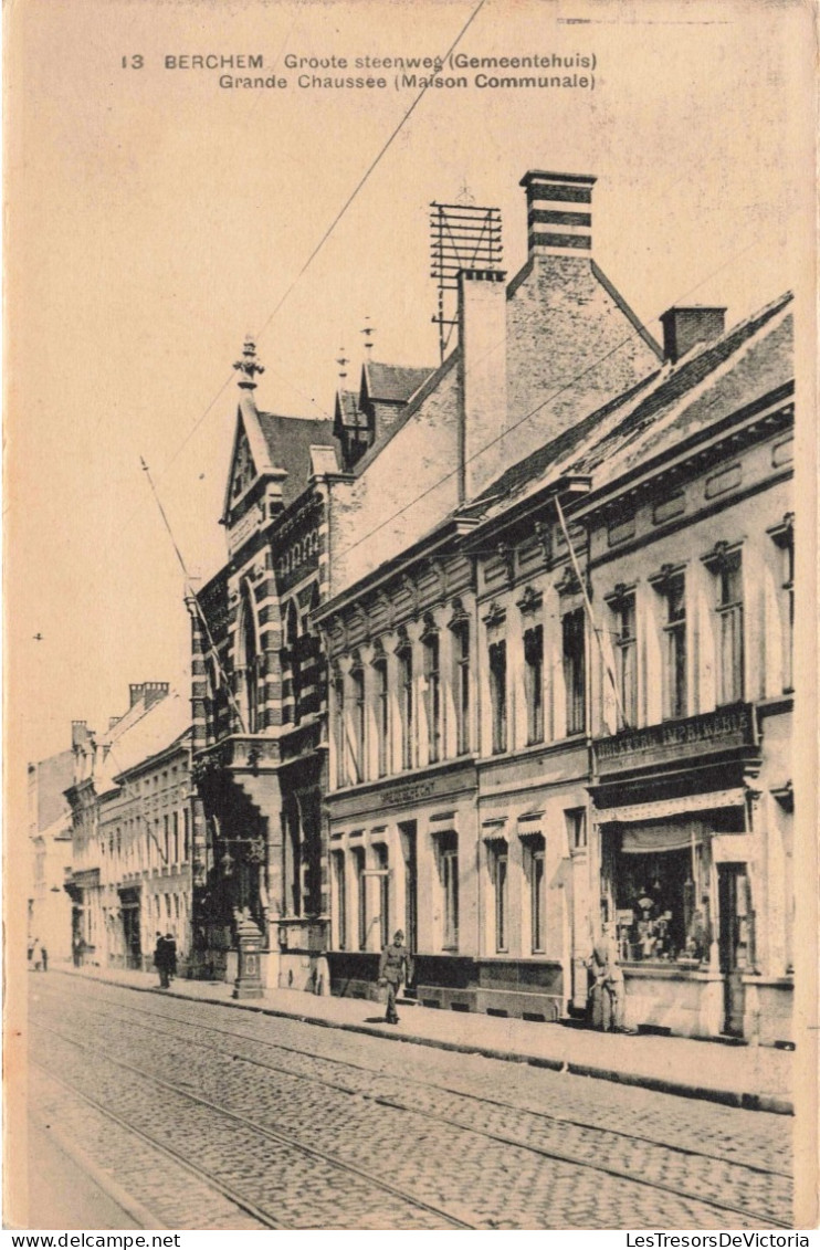 BELGIQUE - Berchem - Grande Chaussée - Carte Postale Ancienne - Berchem-Ste-Agathe - St-Agatha-Berchem