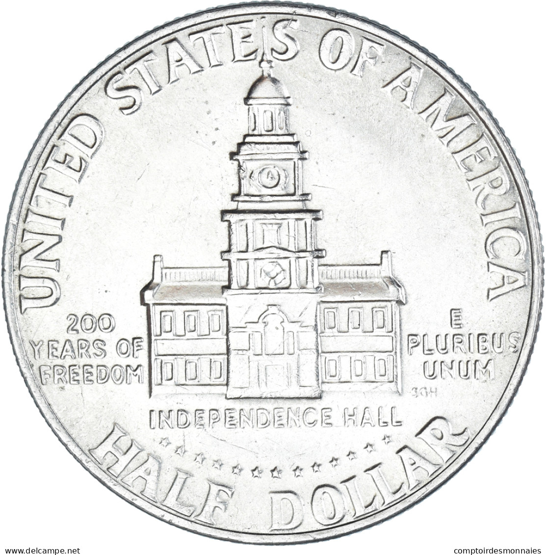 Monnaie, États-Unis, Kennedy Half Dollar, Half Dollar, 1976, U.S. Mint - 1964-…: Kennedy