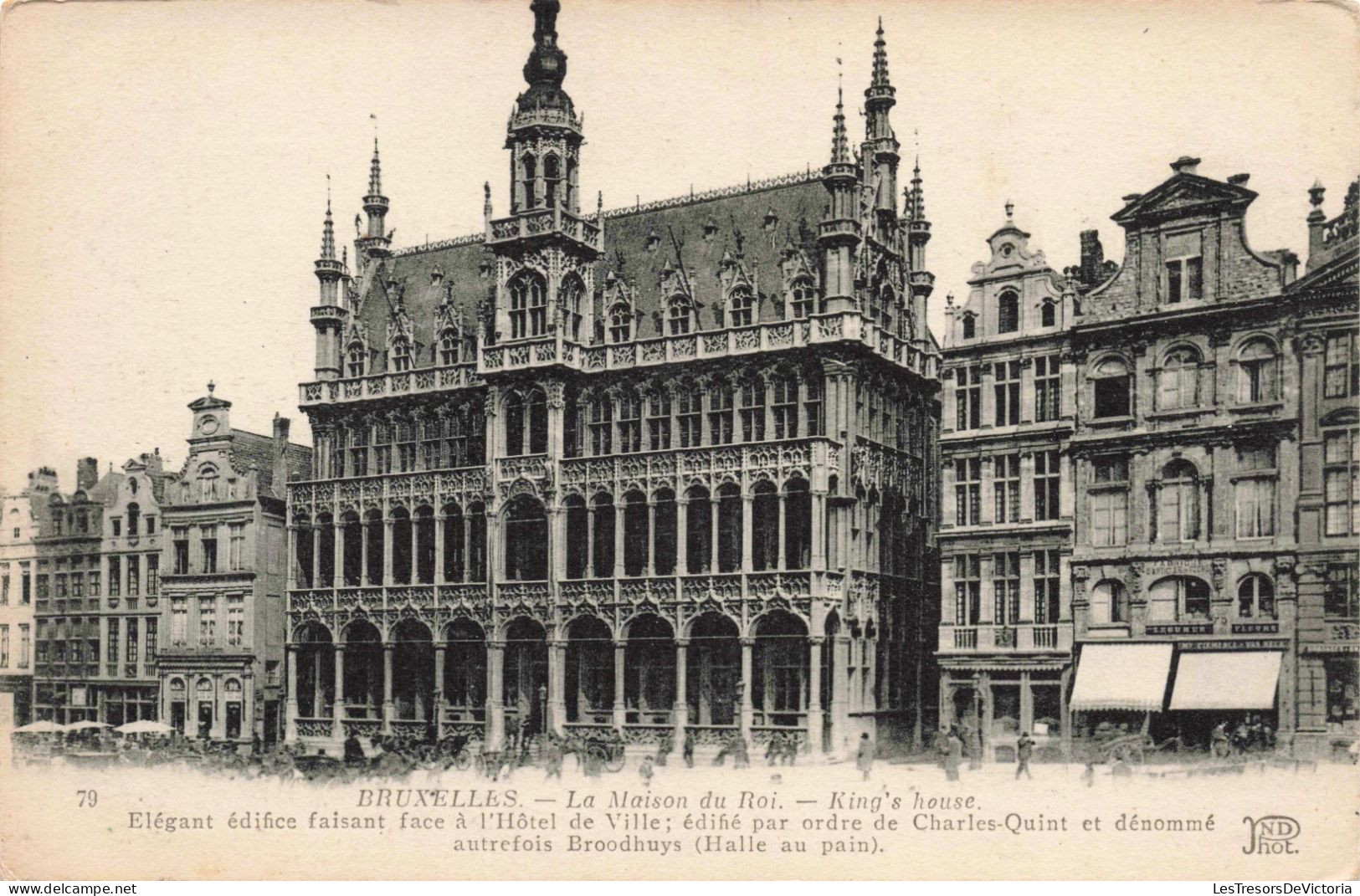 BELGIQUE - Bruxelles - La Maison Du Roi -  Carte Postale Ancienne - Monumentos, Edificios