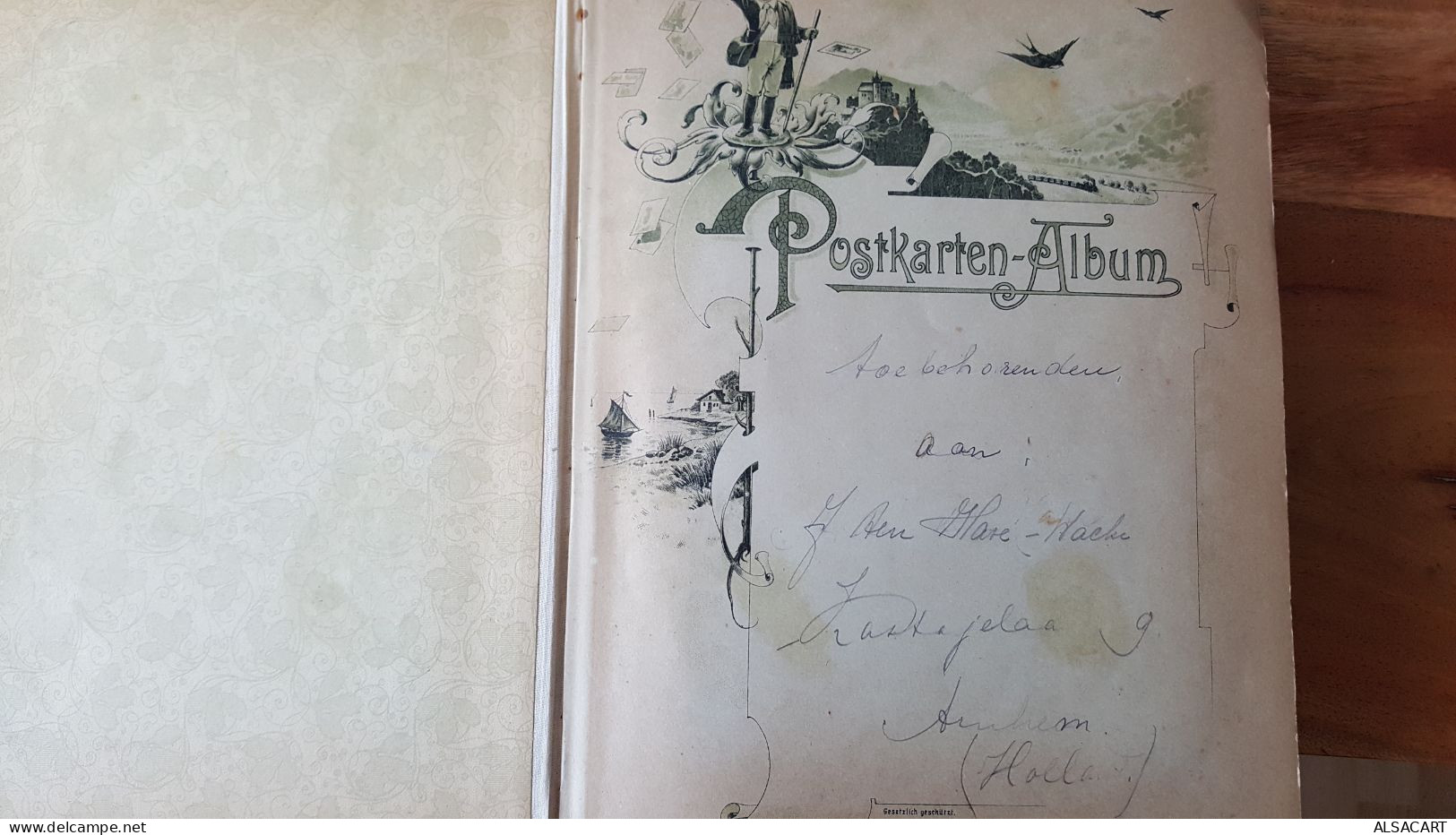 Album Avec Environs 80 Cartes Principalement Brodées Et Autres Belles Fantaisies Style 1900 - 5 - 99 Cartes