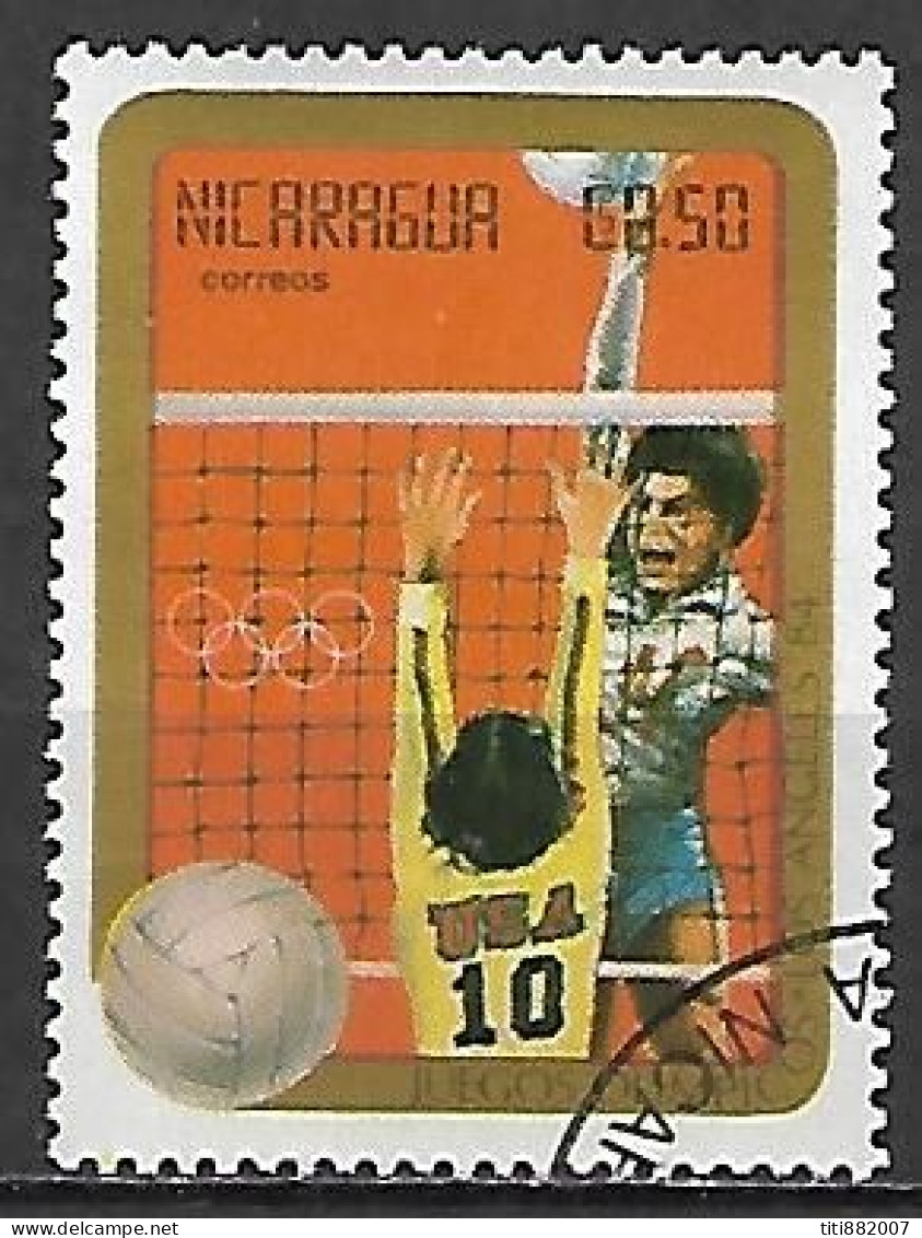 NICARAGUA     -     1984.     VOLLEY -  BALL  .   Oblitéré - Volley-Ball