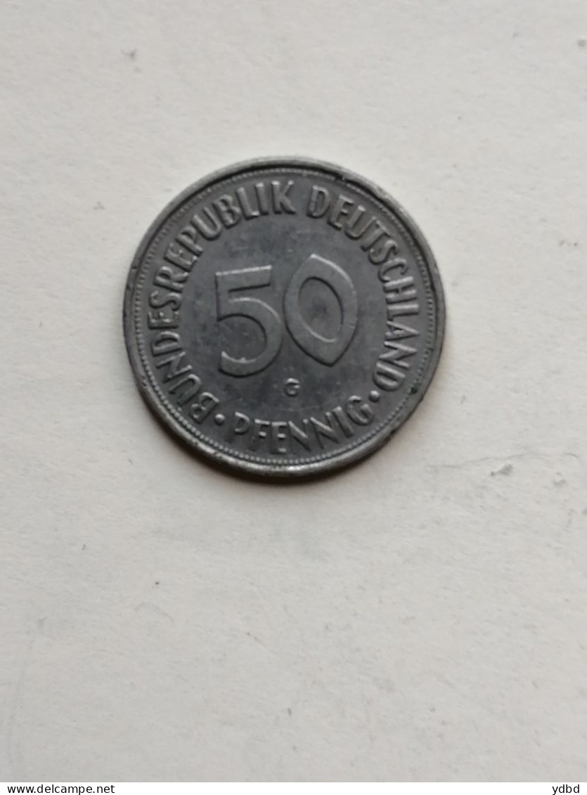 ALLEMAGNE = UNE PIECE  DE 50 PFENNIG DE 1950 G - 50 Pfennig