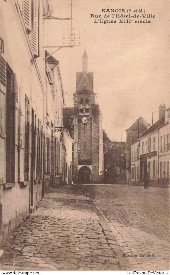 FRANCE - Nangis - Rue De L'hôtel De Ville - Carte Postale Ancienne - Nangis