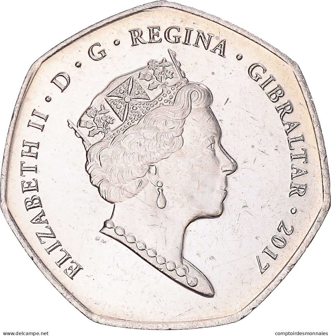 Monnaie, Gibraltar, 50 Pence, 2017, Pobjoy Mint, 1967 Referendum Anniversary - Gibraltar