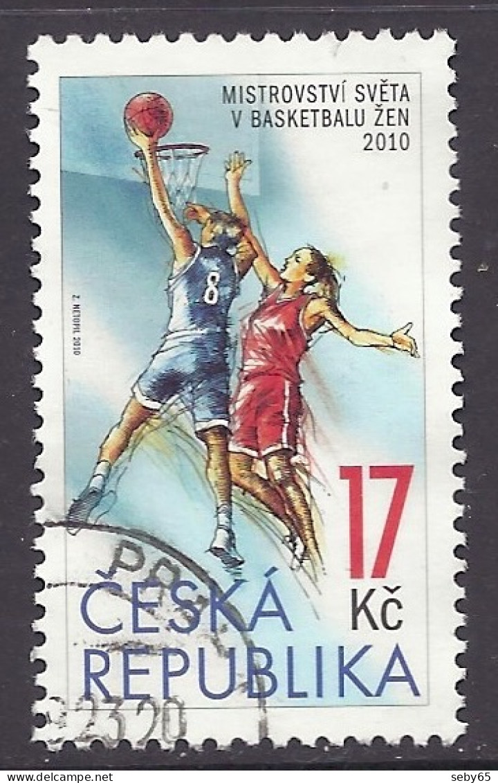 Czech Republic 2010 - Sport, Basketball, FIBA World Championship For Women, Pallacanestro Femminile - Used - Used Stamps
