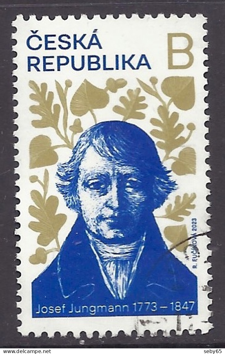 Czech Republic 2023 - Personalities, 250th Anniversary Birth Of Josef Jungmann 1773-1847, Poets, Artist, Poeta - Used - Usati