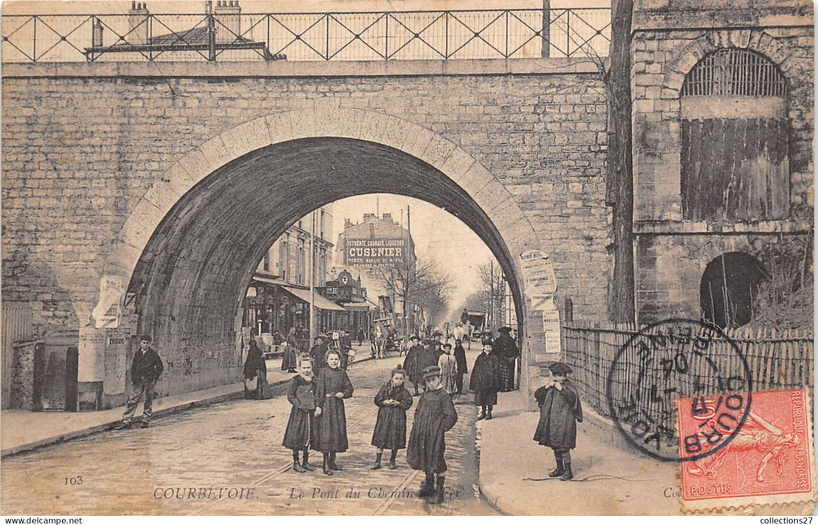 92-COURBEVOIE- LE PONT DU CHEMIN DE FER - Courbevoie