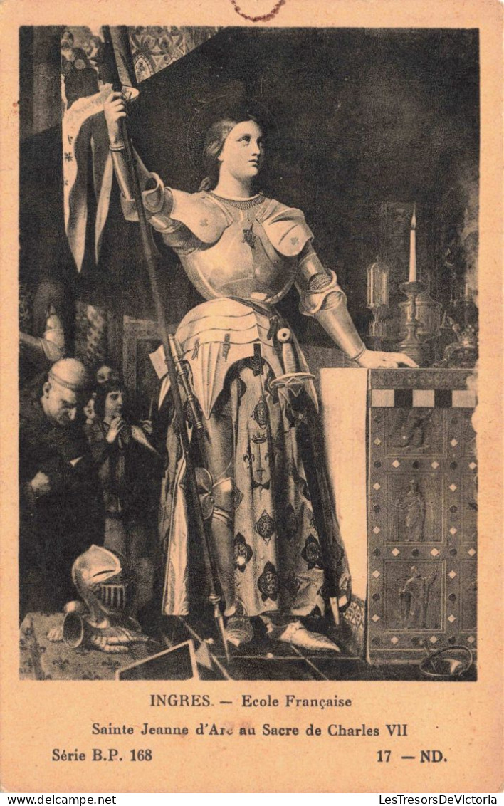 ARTS - Peintures Et Tableaux - Sainte Jeanne D'Arc Au Sacre De Charles VII - Carte Postale Ancienne - Paintings