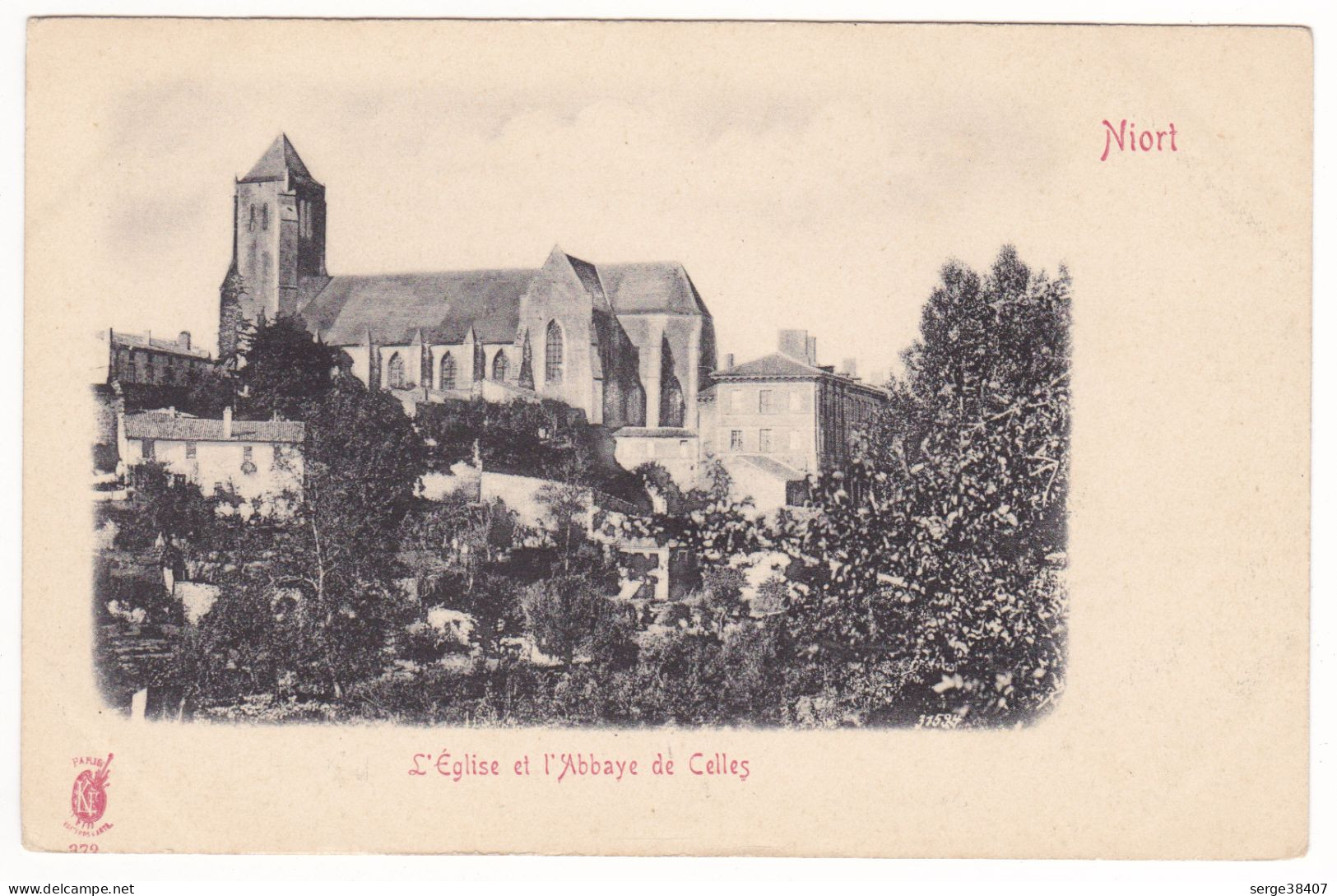 Celles Sur Belle - 1904 - Eglise Et Abbaye - Niort # 10-10/25 - Celles-sur-Belle