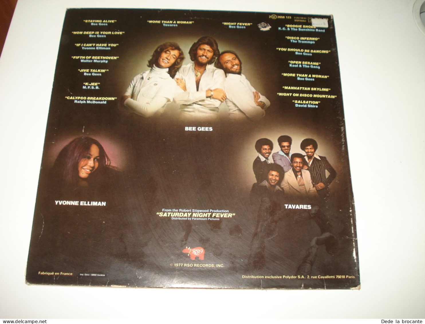 B11 / Musique Film Saturday Night Fever - 2 X LP  – 2658 123 - FR 1977 - VG+/VG+ - Filmmusik