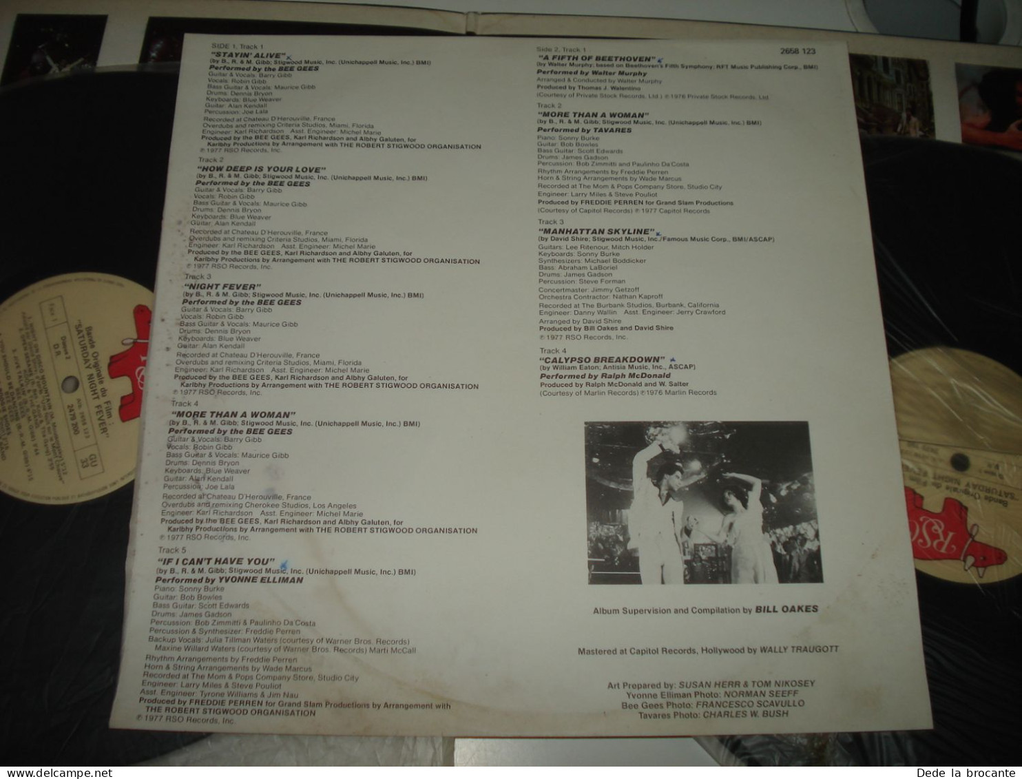 B11 / Musique Film Saturday Night Fever - 2 X LP  – 2658 123 - FR 1977 - VG+/VG+