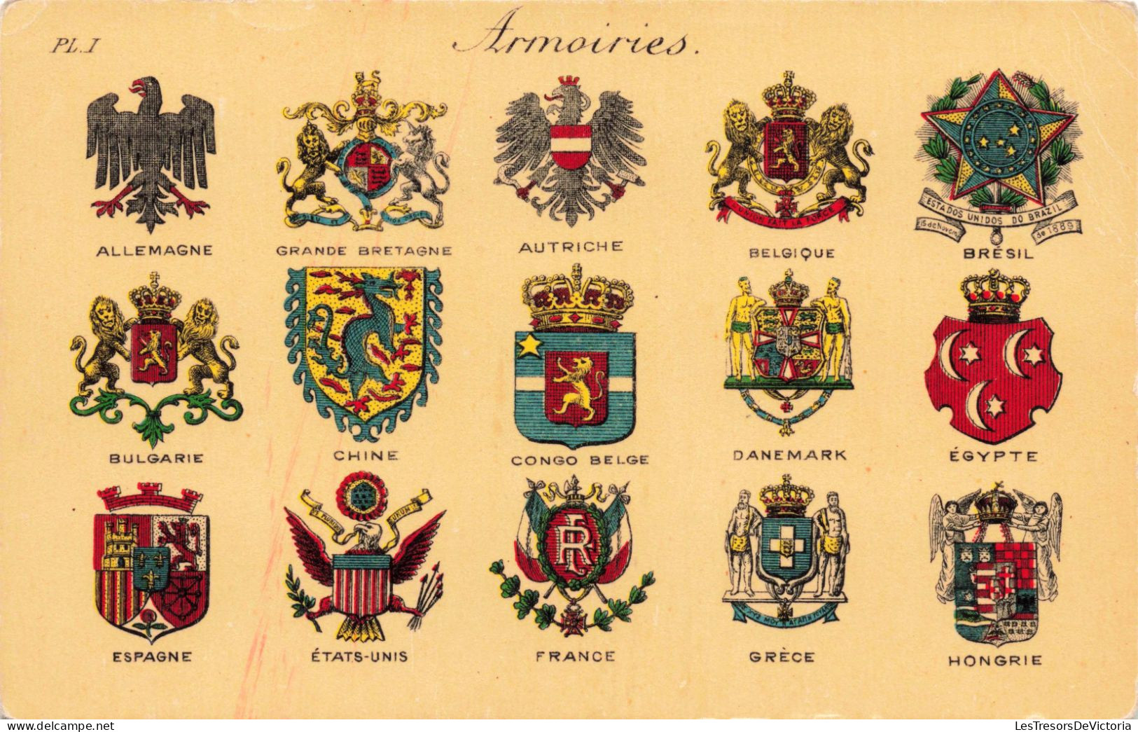 HISTOIRE - Armoires - Carte Postale Ancienne - Storia