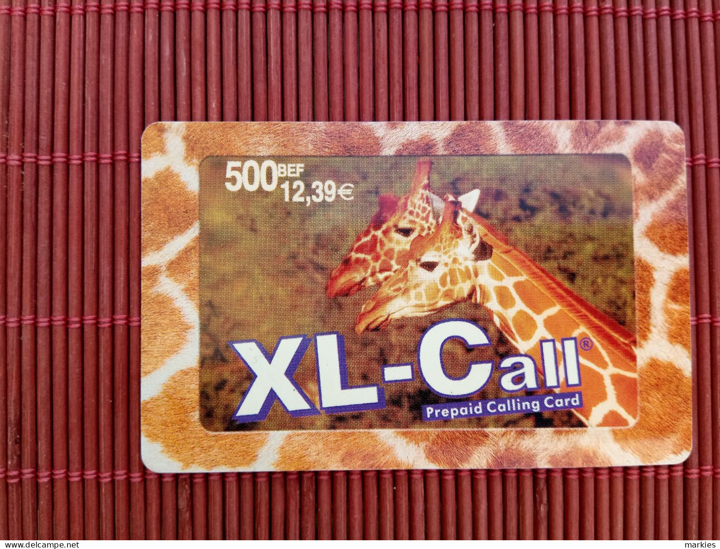 Xl Call 500 BEF Used Rare - [2] Prepaid & Refill Cards